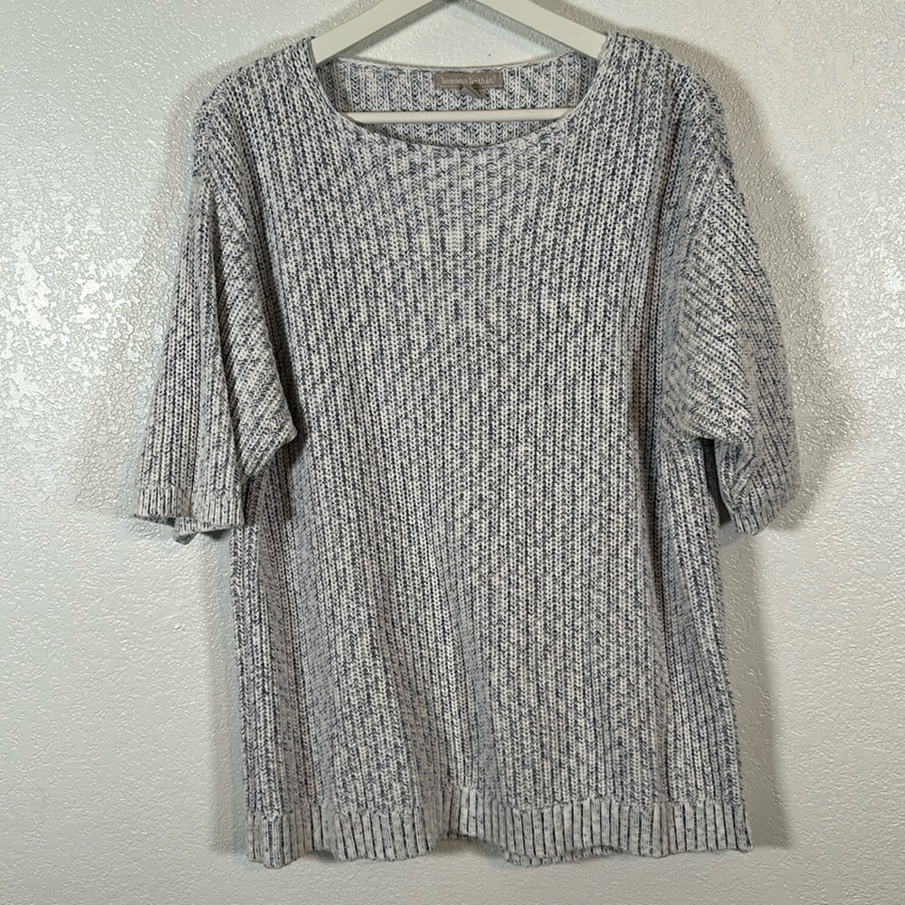 Woman Within Knit Sweater Top Size 14/16
